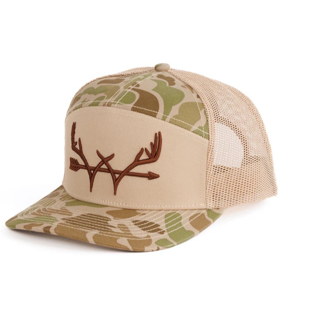 Men’s Webb Western Antler Camo Hat NWT